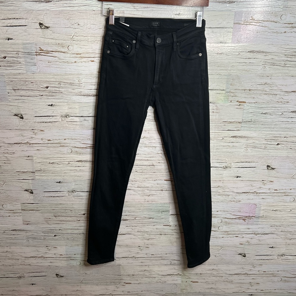 Citizens of humanity rocket black jeans size 27 high rise
